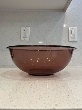 Pyrex Vintage Cranberry Glass Mixing Bowl 4.0 L #326